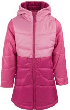 ALPINE PRO ROMBO Detský kabát, ružová, veľkosť 128-134