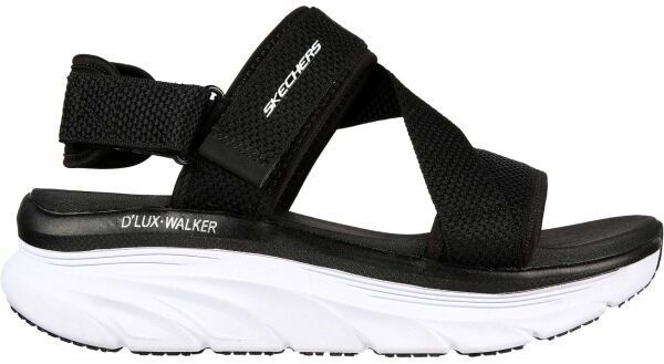 Skechers D'LUX WALKER - KIND MIND Dámske sandále, čierna, veľkosť