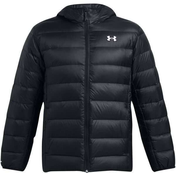 Under Armour LEGEND DOWN HOODED Pánska bunda, čierna, veľkosť