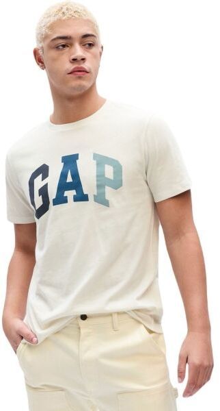 GAP V-MULTI COLOR LOGO Pánske tričko, biela, veľkosť