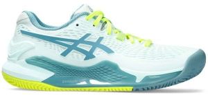 ASICS GEL-RESOLUTION 9 W CLAY Dámska tenisová obuv, svetlo zelená, veľkosť 38