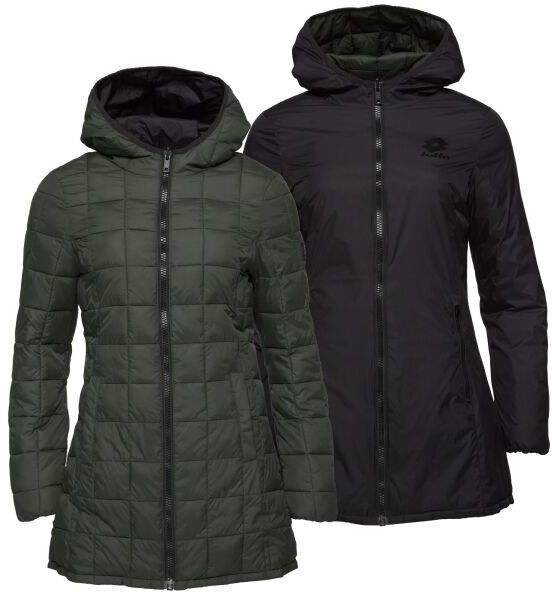 Lotto LUNGO ST MORITZ III JACKET Dámska obojstranná bunda, čierna, veľkosť