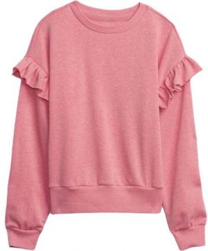 GAP V-RUFFLE Dievčenská mikina, ružová, veľkosť