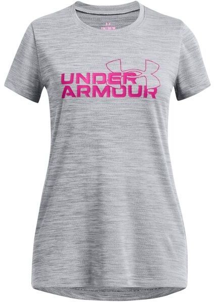 Under Armour TECH TWIST LOGO Dievčenské tričko, sivá, veľkosť