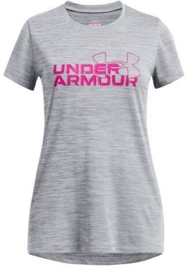 Under Armour TECH TWIST LOGO Dievčenské tričko, sivá, veľkosť
