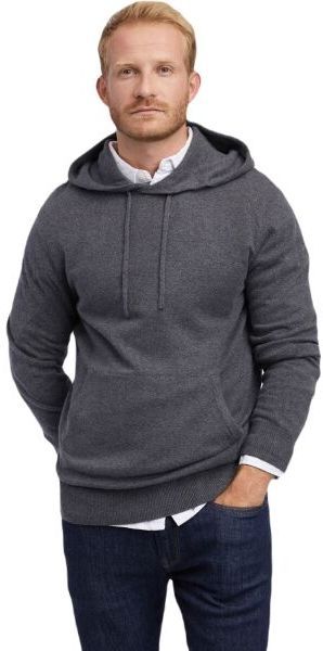 GAP CASHSOFT Pánska mikina, tmavo sivá, veľkosť