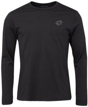 Lotto MSC LONG SLEEVE TEE Pánske tričko, čierna, veľkosť