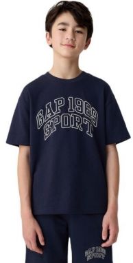 GAP INTL LOGO CREW Chlapčenské tričko, tmavo modrá, veľkosť
