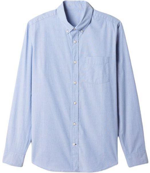 GAP V-LS STANDARD STRETCH POPLIN Pánska košeľa, svetlomodrá, veľkosť