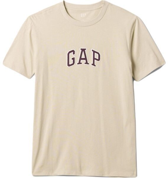 GAP LOGO Pánske tričko, béžová, veľkosť