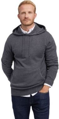 GAP CASHSOFT Pánska mikina, tmavě šedá, veľkosť