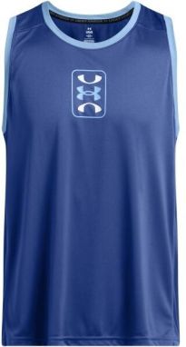 Under Armour BASELINE Pánske tielko, modrá, veľkosť