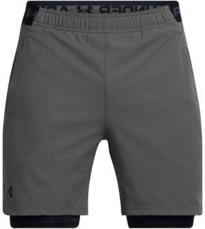 Under Armour VANISH WOVEN 2IN1 STS Pánske kraťasy, tmavo sivá, veľkosť