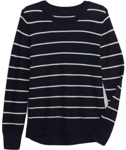 GAP V-BELLA CREW Dámsky sveter, tmavo modrá, veľkosť