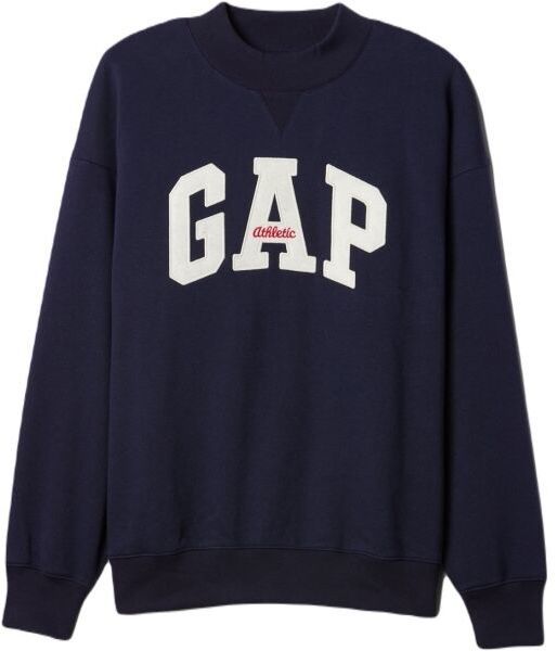 GAP MOCKNECK Dámska mikina, tmavo modrá, veľkosť
