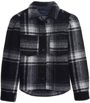 GAP PUFF SLEEVE CROP Dámska bunda, čierna, veľkosť