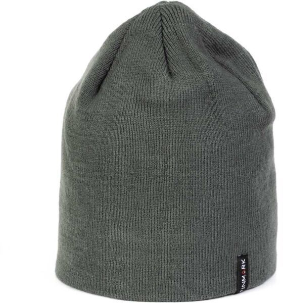 Finmark WINTER HAT Pánska  zimná pletená čiapka, tmavo sivá, veľkosť