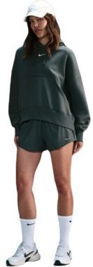 Nike SPORTSWEAR PHOENIX FLEECE Dámska mikina, tmavo zelená, veľkosť