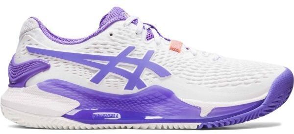ASICS GEL-RESOLUTION 9 W CLAY Dámska tenisová obuv, biela, veľkosť 37