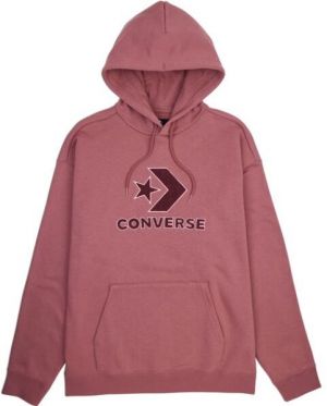 Converse LOOSE FIT  STAR CHEV Pánska mikina, ružová, veľkosť
