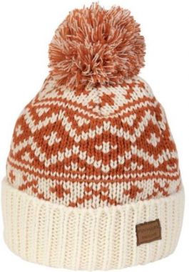 Finmark WINTER HAT Dámska zimná pletená čiapka, béžová, veľkosť UNI