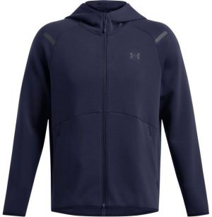 Under Armour UNSTOPPABLE FLEECE Pánska mikina, tmavo modrá, veľkosť