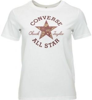 Converse CHUCK PATCH INFILL Dámske tričko, biela, veľkosť