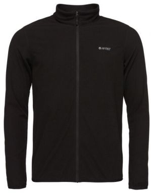 Hi-Tec DAMIS FLEECE FULL ZIP Pánská mikina, čierna, veľkosť