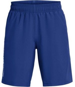 Under Armour WOVEN WORDMARK Chlapčenské kraťasy, modrá, veľkosť