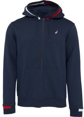 NAUTICA FRANCIS Pánska mikina, tmavo modrá, veľkosť