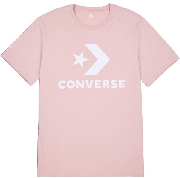Converse STANDARD FIT  STAR CHEV Pánske tričko, ružová, veľkosť