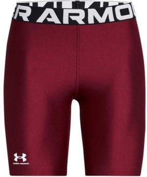 Under Armour AUTHENTICS 8IN Dámske kraťasy, vínová, veľkosť