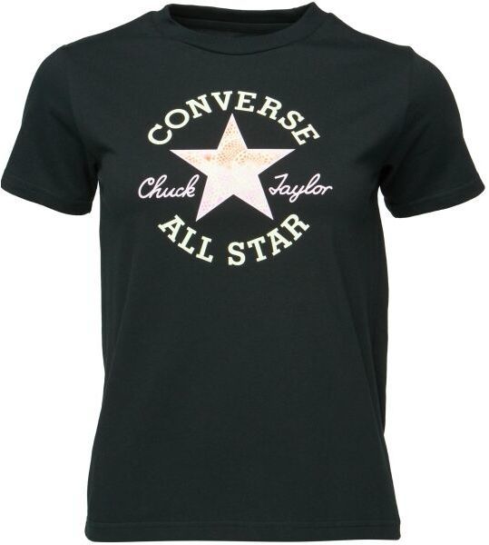 Converse CHUCK PATCH INFILL Dámske tričko, čierna, veľkosť
