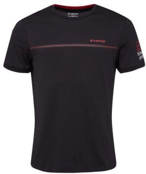 Lotto LOGO DUE TEE 1 II Pánske tričko, černá, veľkosť