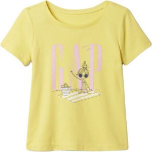 GAP BABY Detské tričko, žltá, veľkosť 5Y