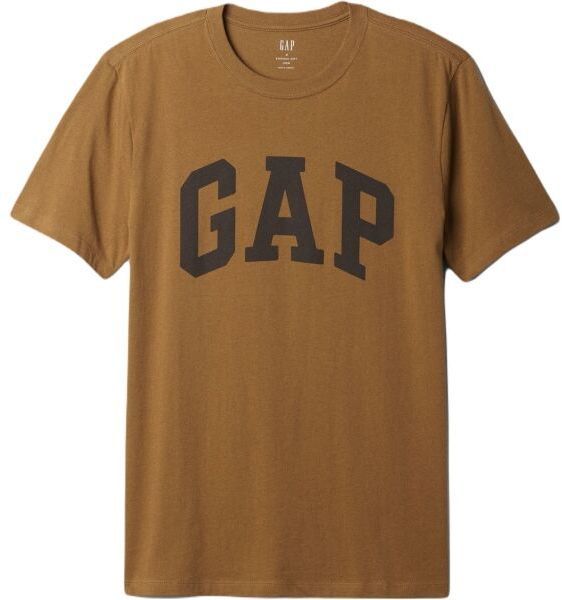 GAP V-EVERYDAY Pánske tričko, hnedá, veľkosť
