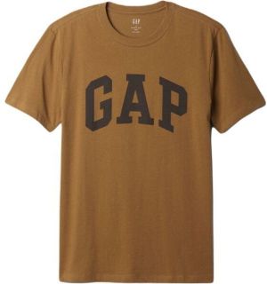GAP V-EVERYDAY Pánske tričko, hnedá, veľkosť