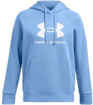 Under Armour RIVAL FLEECE BIG LOGO Dámska mikina, modrá, veľkosť
