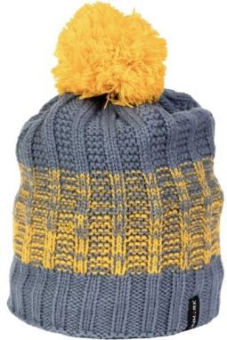 Finmark WINTER HAT Dámska zimná pletená čiapka, sivá, veľkosť