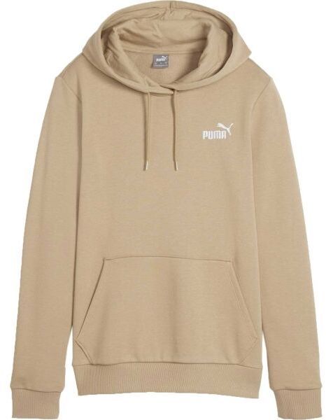 Puma ESSENTIALS + EMBROIDERY HOODIE TR Dámska mikina, béžová, veľkosť
