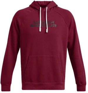 Under Armour RIVAL FLC TXTR CG Pánska mikina, vínová, veľkosť S