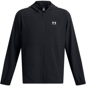 Under Armour VIBE WOVEN WINDBREAKER Pánska bunda, čierna, veľkosť