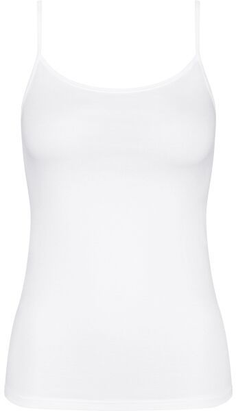 TRIUMPH SENSE OF COTTON Dámsky tielkový top, biela, veľkosť