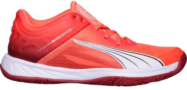 Puma ACCELERATE TURBO Pánska volejbalová obuv, červená, veľkosť 40.5