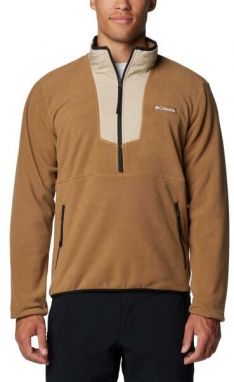 Columbia SEQUOIA GROVE HALF ZIP FLEECE Pánska flísová bunda, hnedá, veľkosť