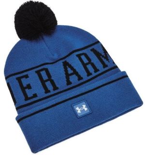 Under Armour HALFTIME POM Zimná čiapka, modrá, veľkosť