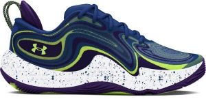 Under Armour SPAWN 6 SOS Pánska basketbalová obuv, modrá, veľkosť 42.5