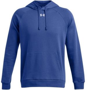 Under Armour RIVAL FLEECE HOODIE Pánska mikina, modrá, veľkosť M