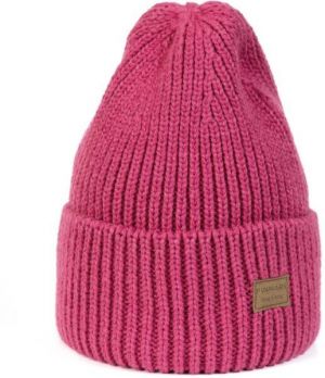 Finmark WINTER HAT Dámska zimná pletená čiapka, ružová, veľkosť UNI