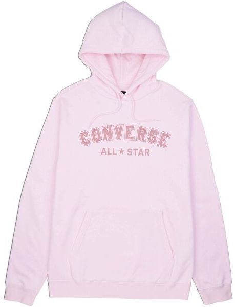 Converse CLASSIC FIT ALL STAR SINGLE SCREEN PRINT Dámska mikina, ružová, veľkosť